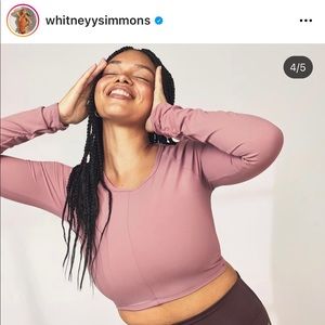 Gymshark Whitney Simmons long sleeve crop